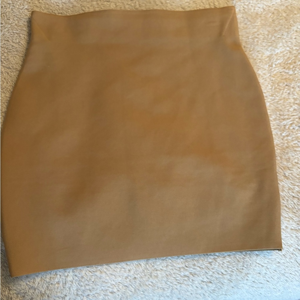 Brand new tan pencil skirt